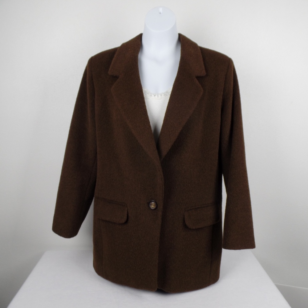 Harve Benard Women's Blazer Wool Cashmere Blend 10